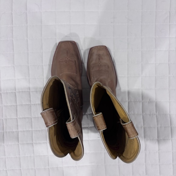 Nocona Men's Legacy Western Boots Tan Brown Brisby Square Toe MD2711 9 EE Wide - Picture 7 of 16